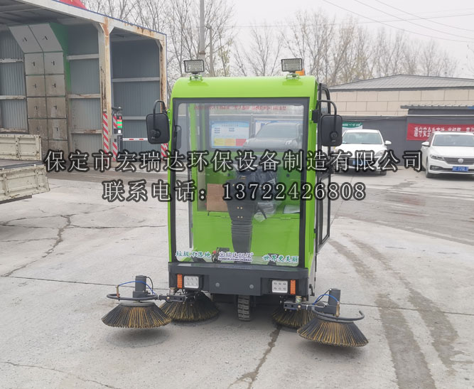 電動掃地車落戶新家，助力河北建設集團工程項目